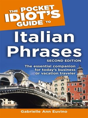 cover image of The Pocket Idiot's Guide to Italian Phrases